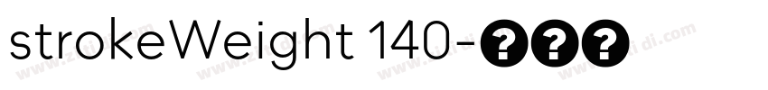 strokeWeight 140字体转换